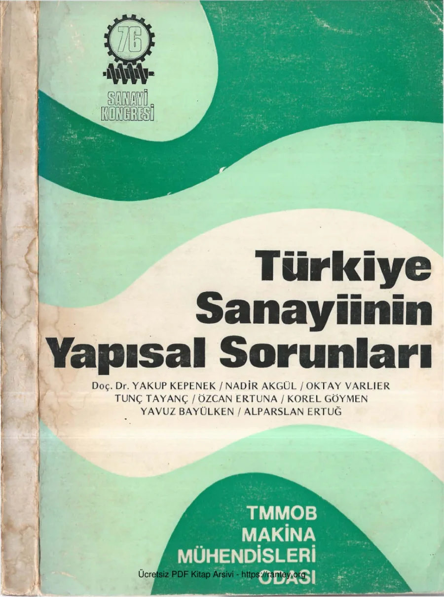 Sanayi Kongresi Türkiye Sanayiinin Yapısal Sorunları kapak görseli