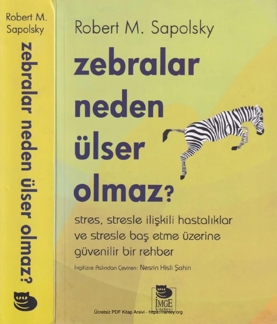 Sapolsky Zebralar Neden Ülser Olmaz kapak görseli