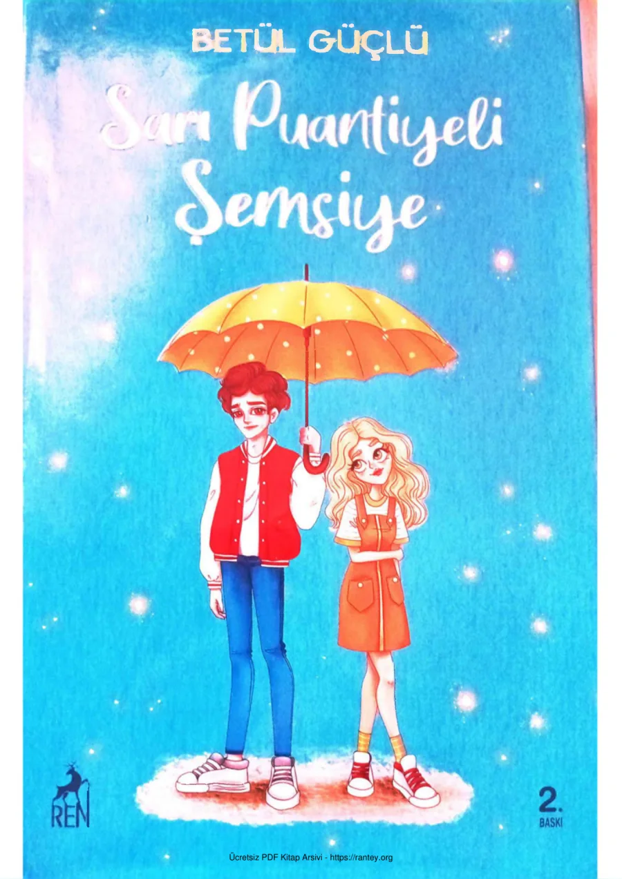 Sarı Puantiyeli Şemsiye kapak görseli