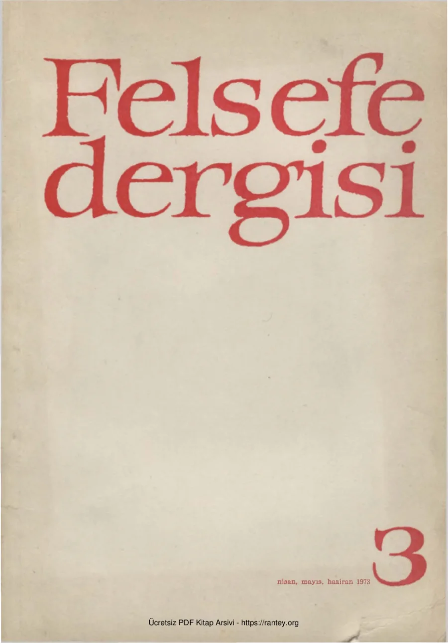 Sayı 003 Nisan Mayıs Haziran 1973 kapak görseli