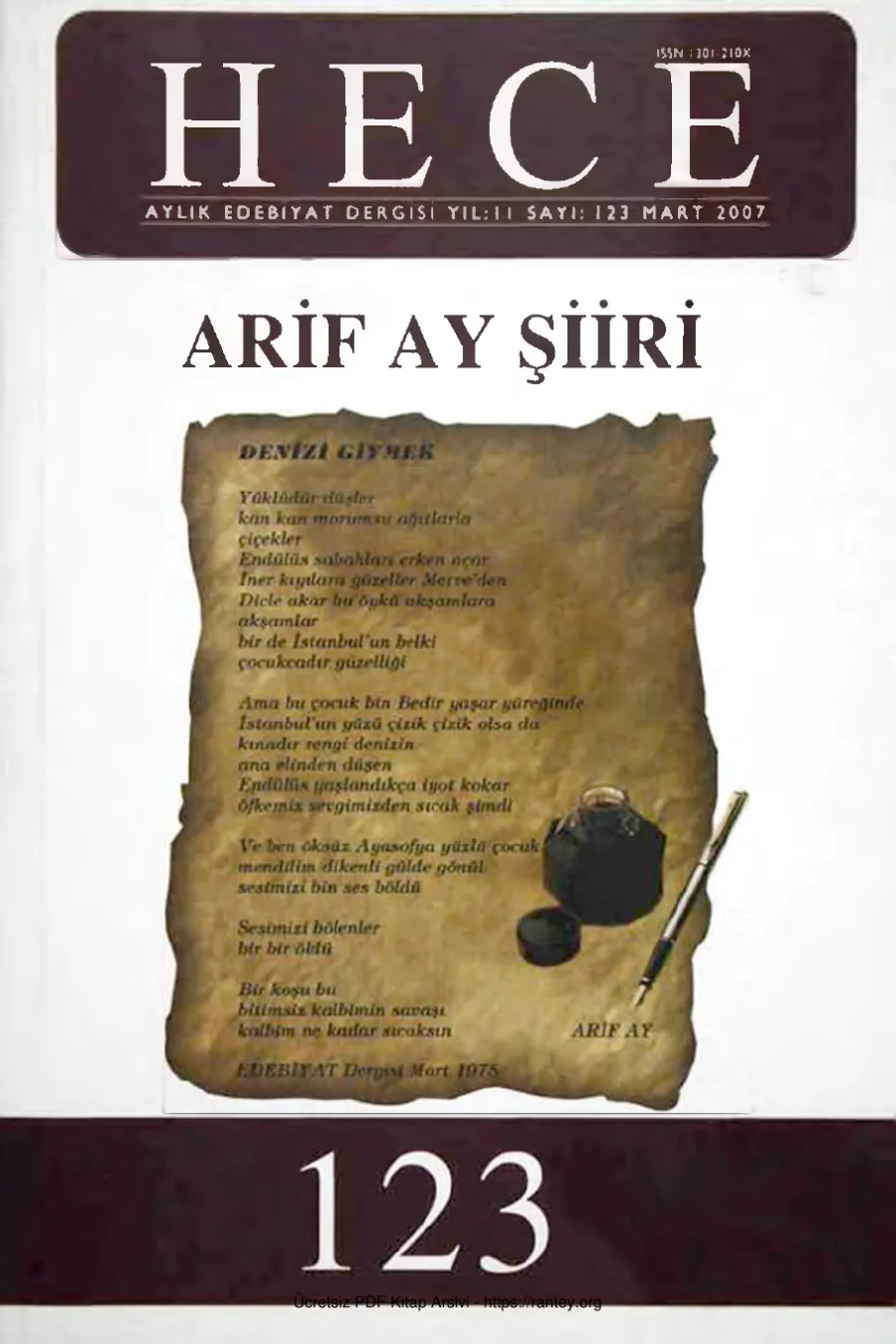 Sayı 123 kapak görseli