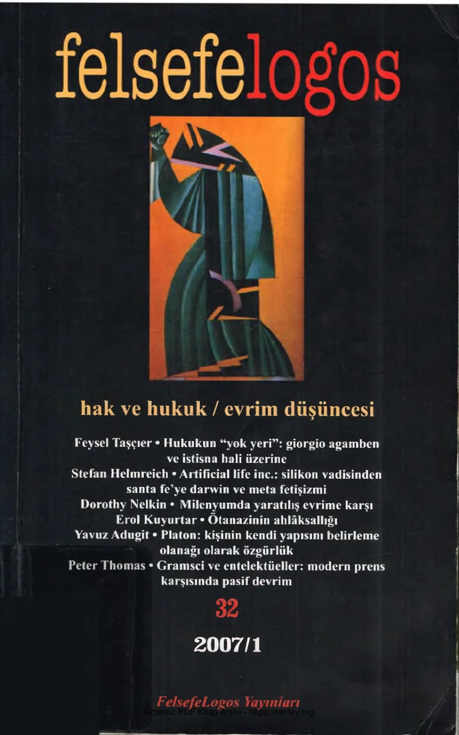 Sayı 32 Hak ve Hukuk Evrim Düşüncesi kapak görseli