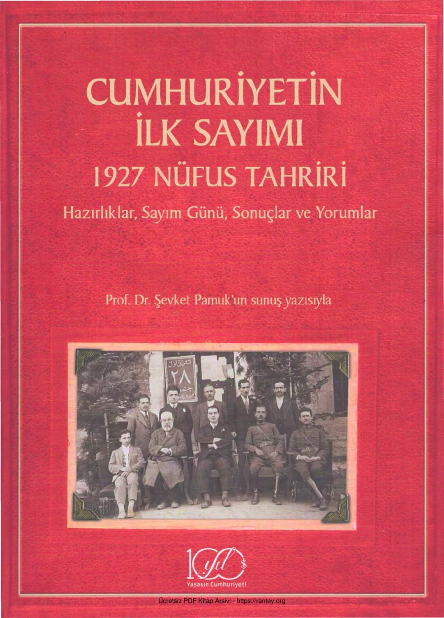Sayımı 1927 Nüfus Tahriri kapak görseli