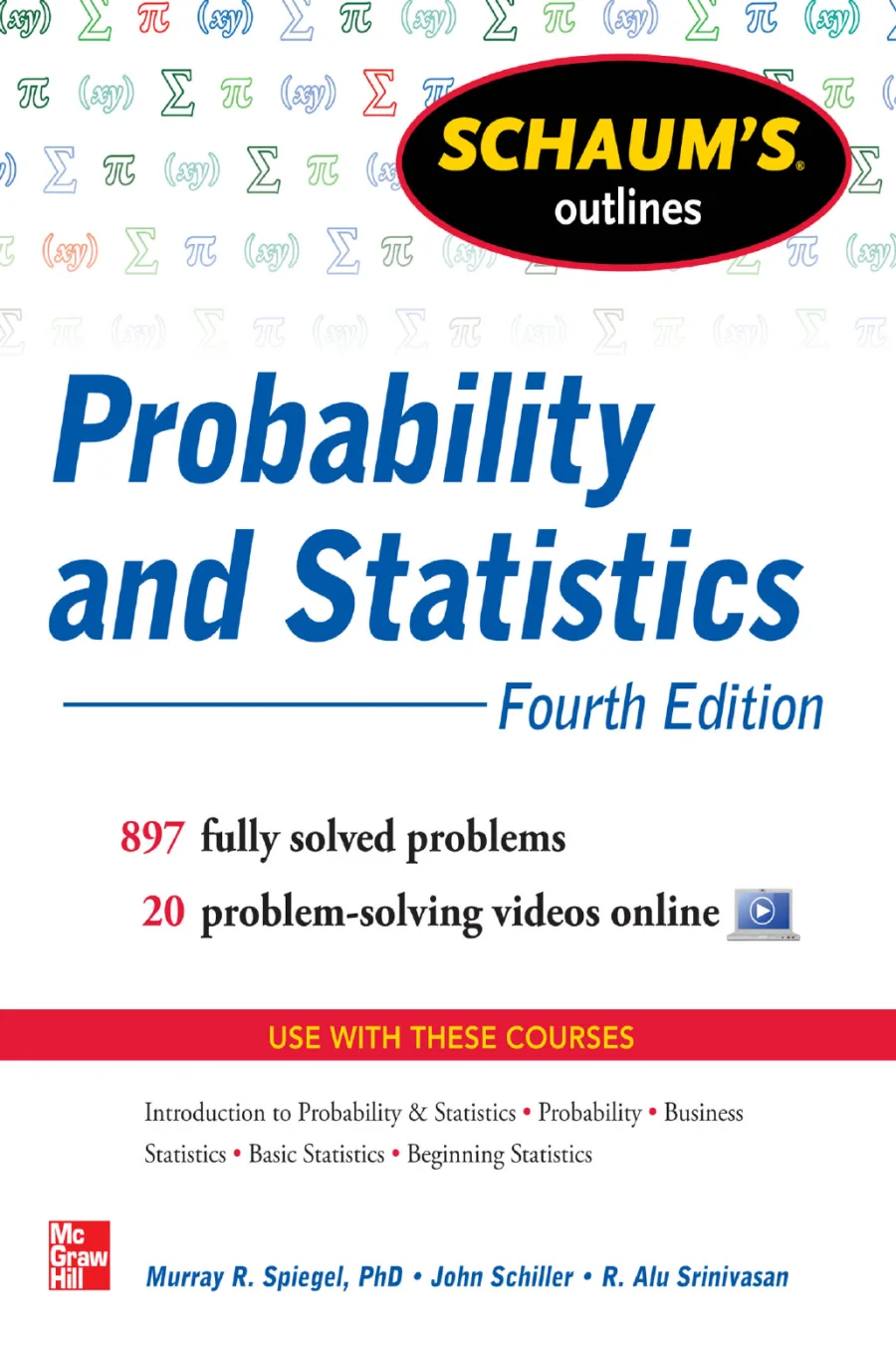 Schaum's Outline of Probability and Statistics PDF kapak görseli