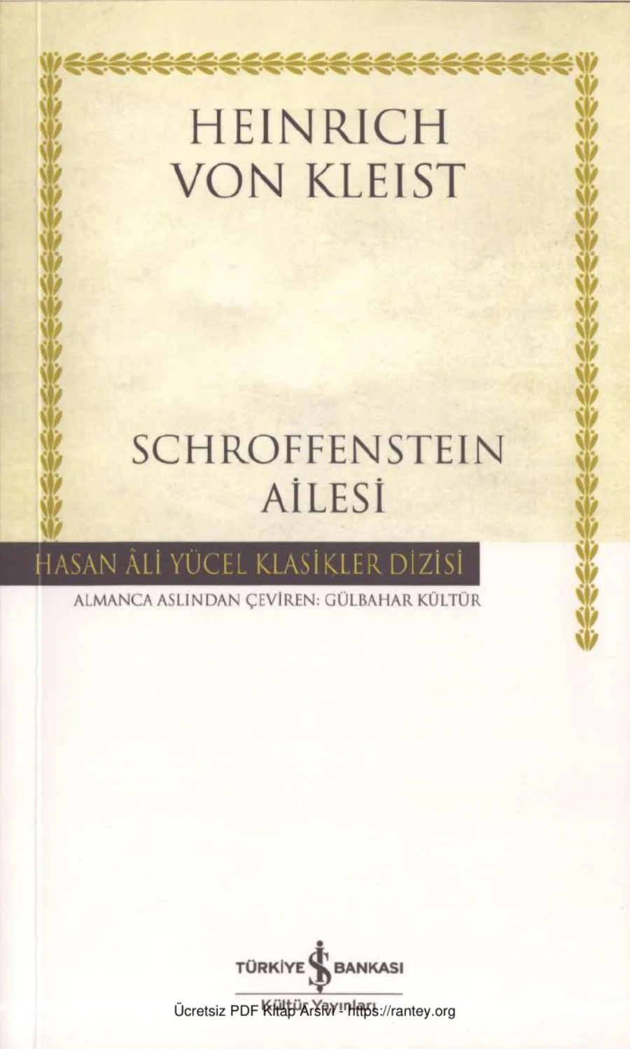 Schroffenstein Ailesi kapak görseli