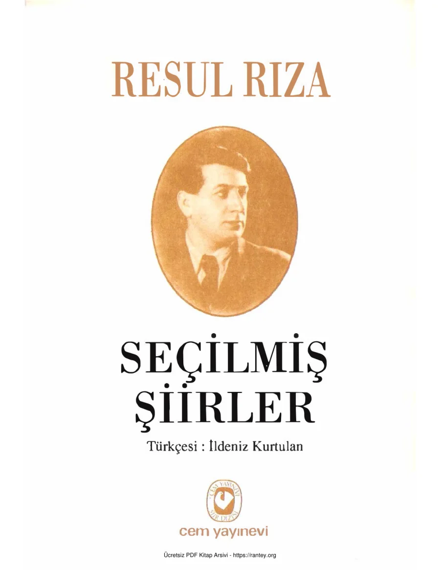Seçilmiş Şiirler kapak görseli