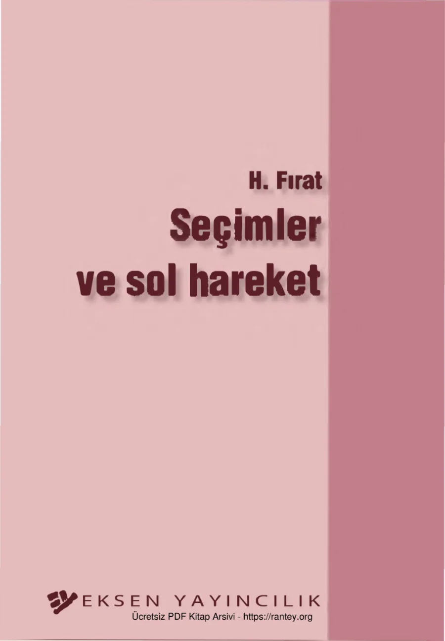 Seçimler ve Sol Hareket kapak görseli