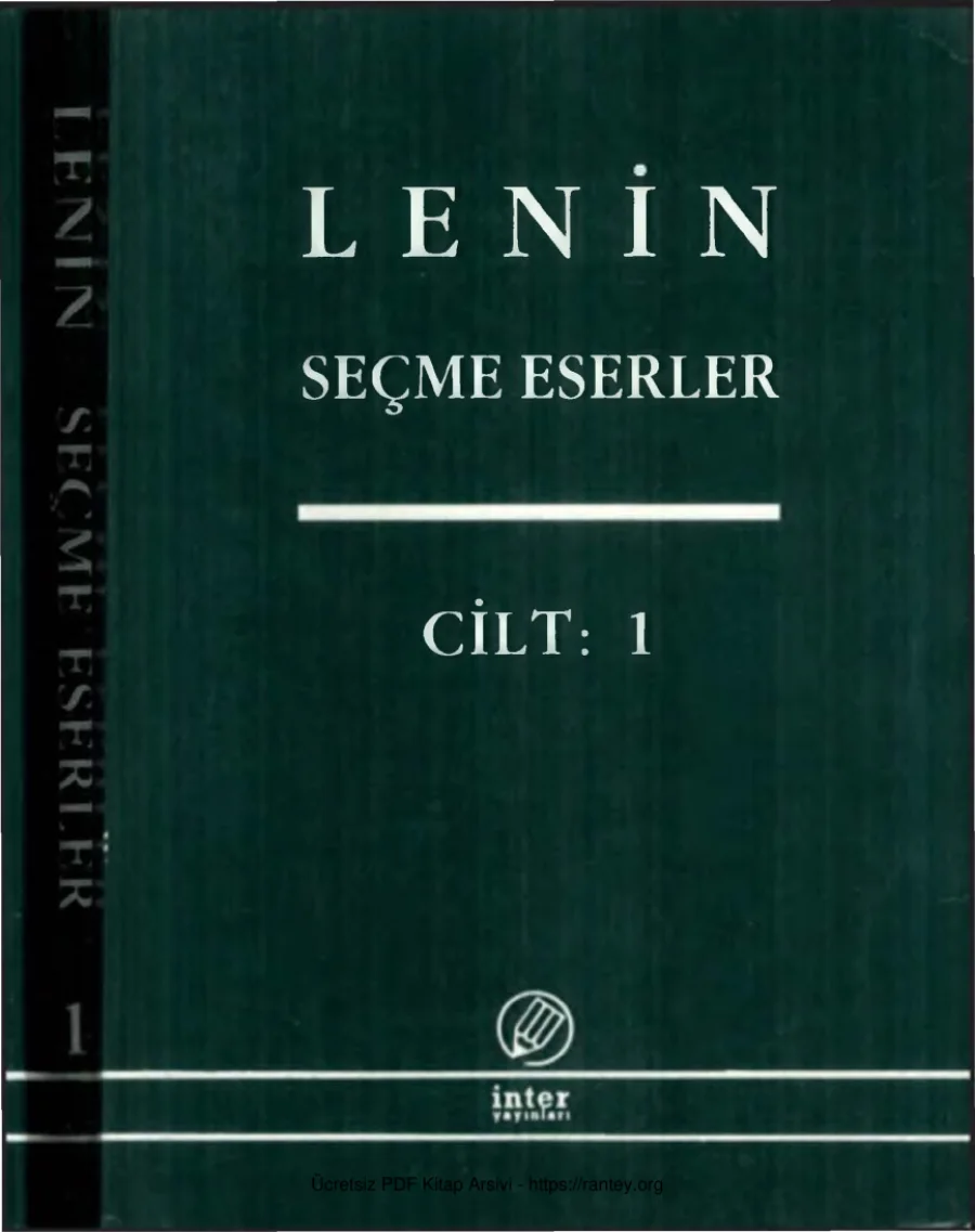 Seçme Eserler Cilt 01 kapak görseli