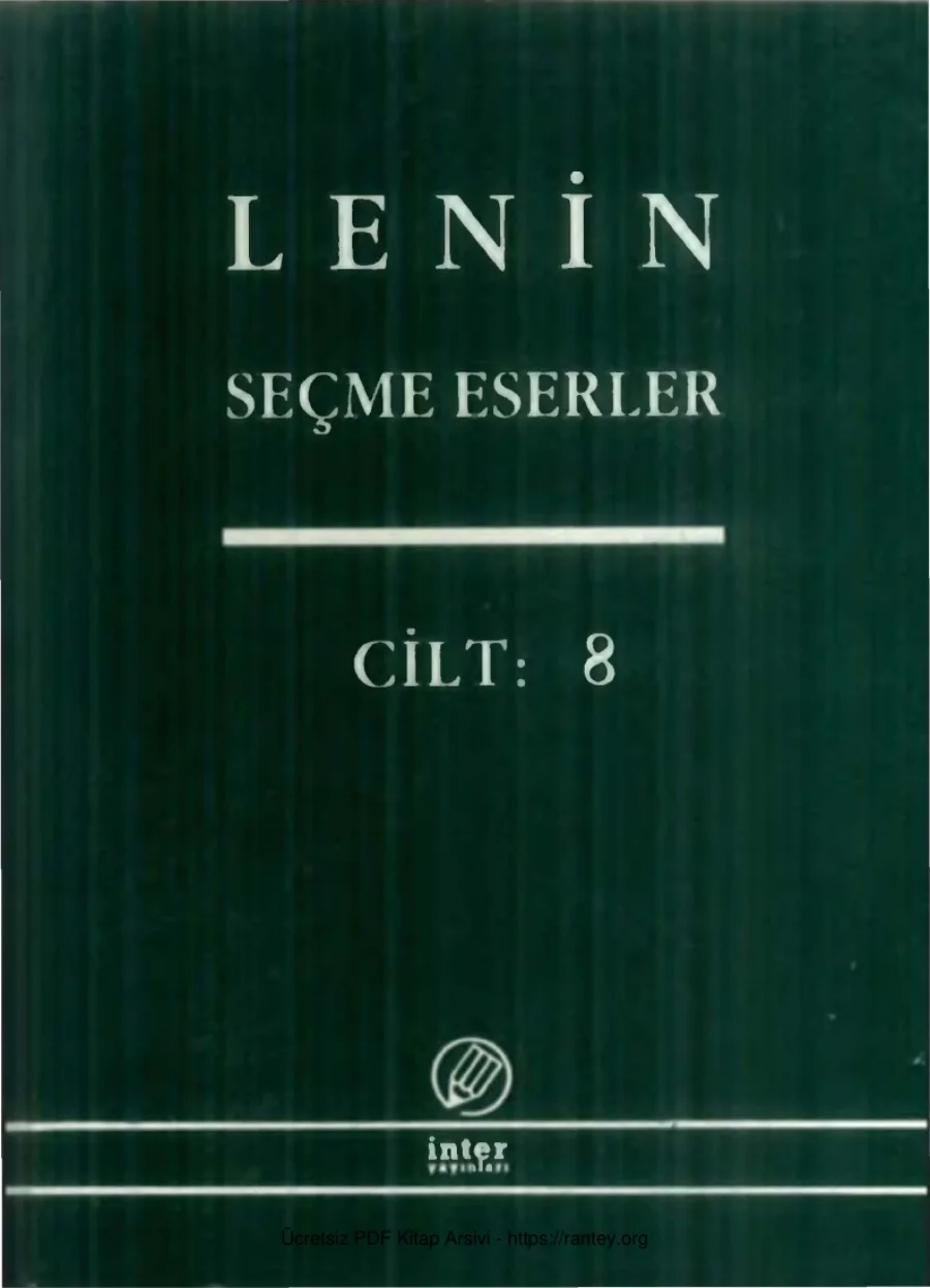 Seçme Eserler Cilt 08 kapak görseli
