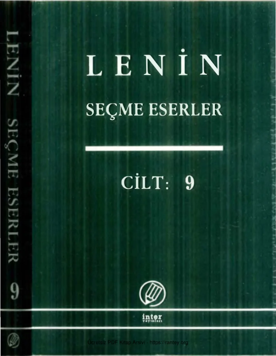 Seçme Eserler Cilt 09 kapak görseli