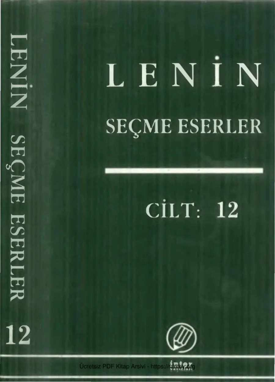 Seçme Eserler Cilt 12 kapak görseli