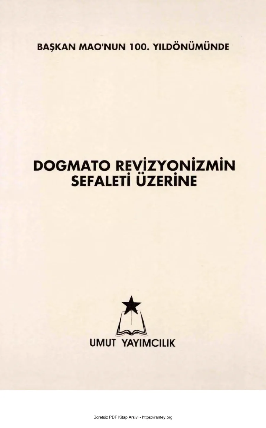 Sefaleti Üzerine kapak görseli