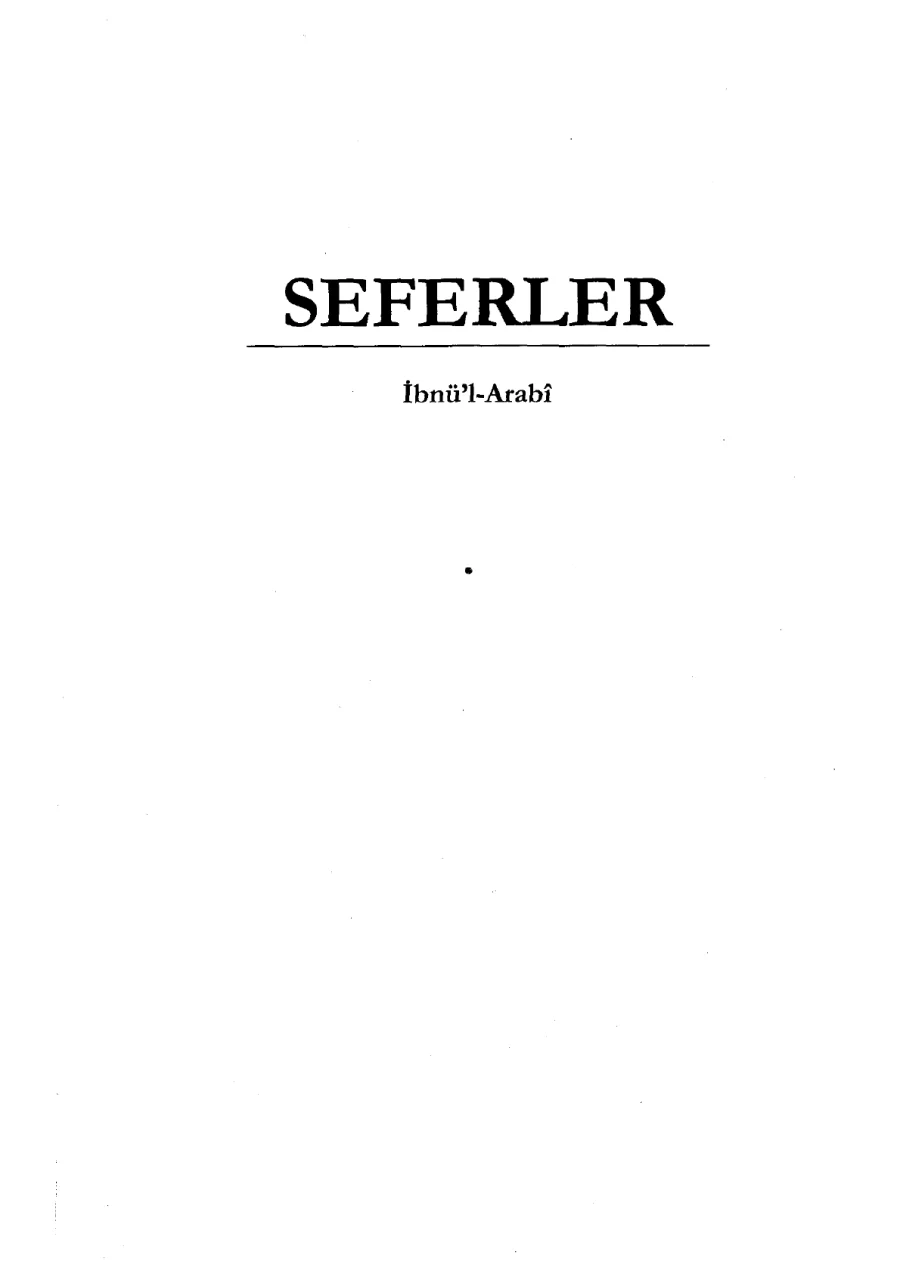 Seferler PDF kitap kapağı