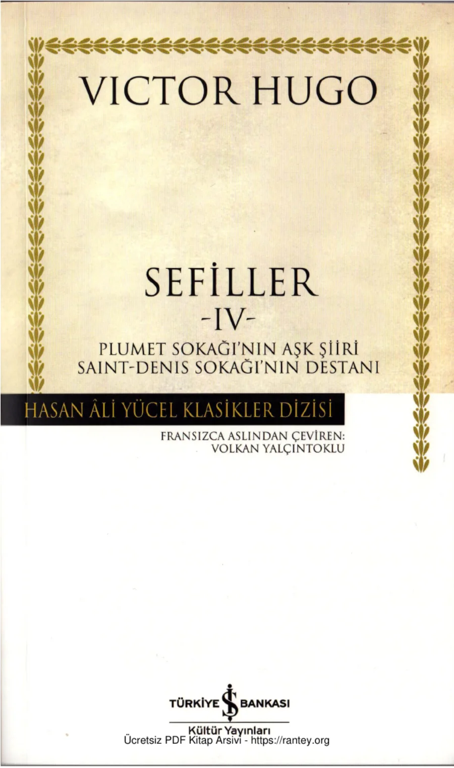 Sefiller 4 Plumet Sokağı Aşk Şiiri kapak görseli