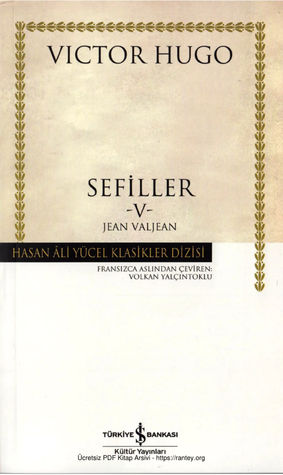 Sefiller 5 Jan Valjean kapak görseli