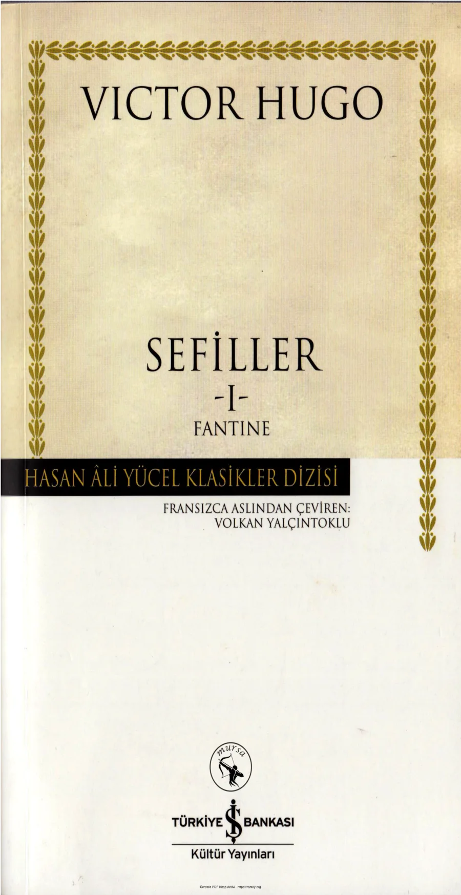 Sefiller Cilt I Fantine kapak görseli