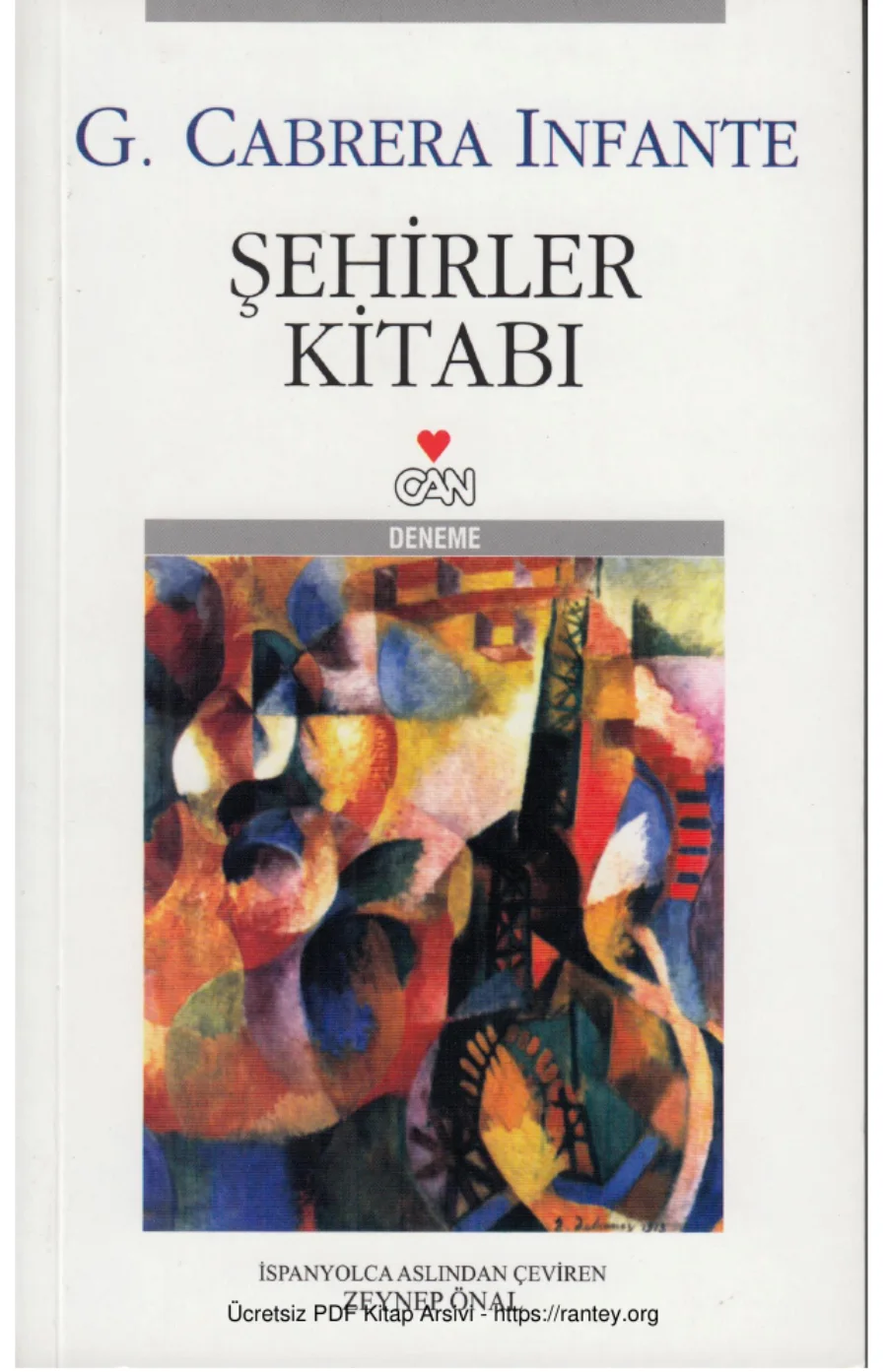 Şehirler Kitabı Can Yayınları kapak görseli