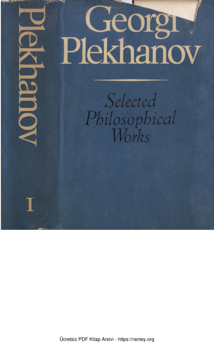 Selected Philosophical Works V1 kapak görseli