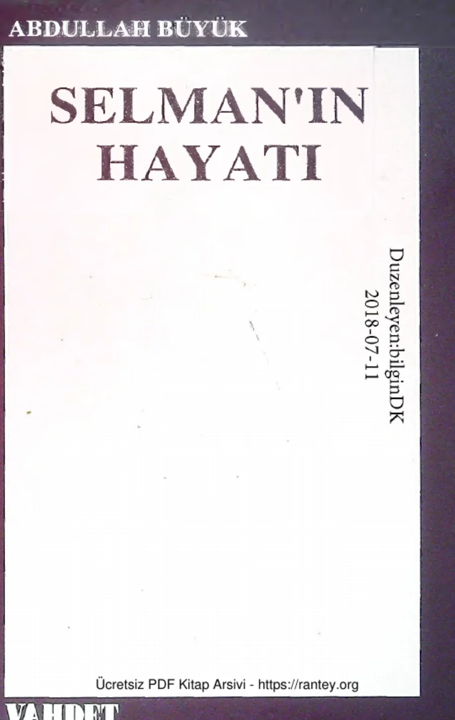 Selmanin Hayati kapak görseli