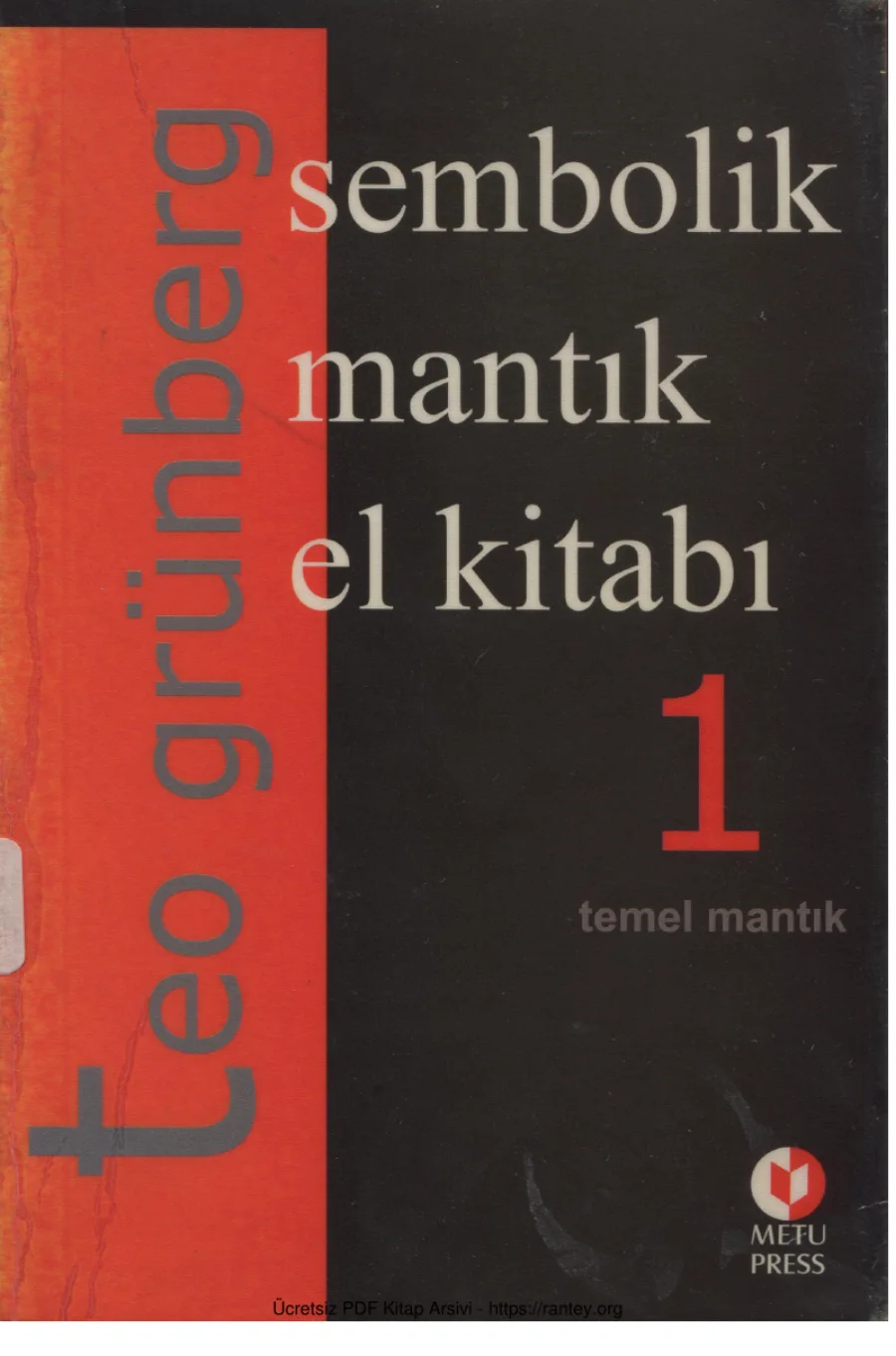 Sembolik Mantık Cilt I kapak görseli