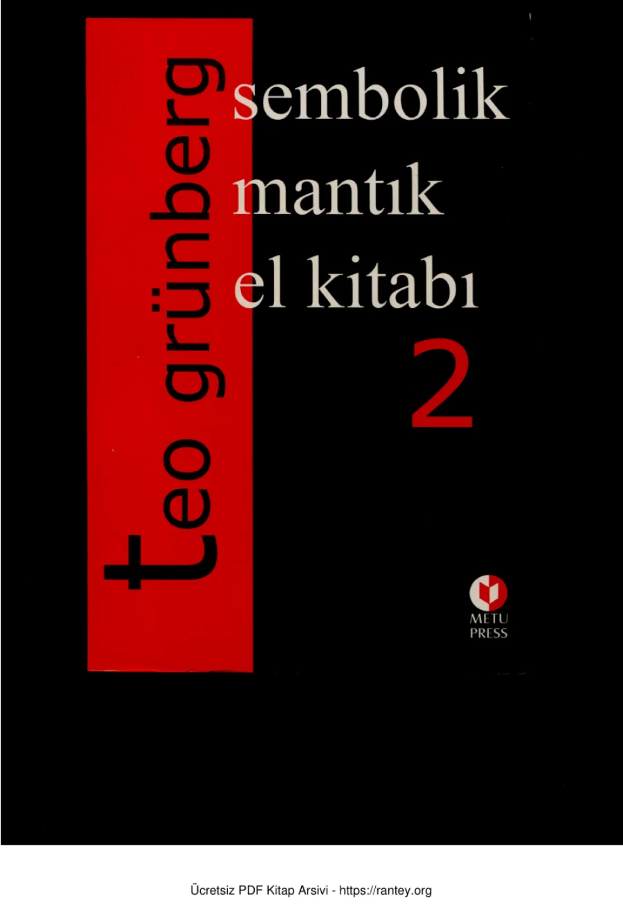 Sembolik Mantık Cilt II kapak görseli