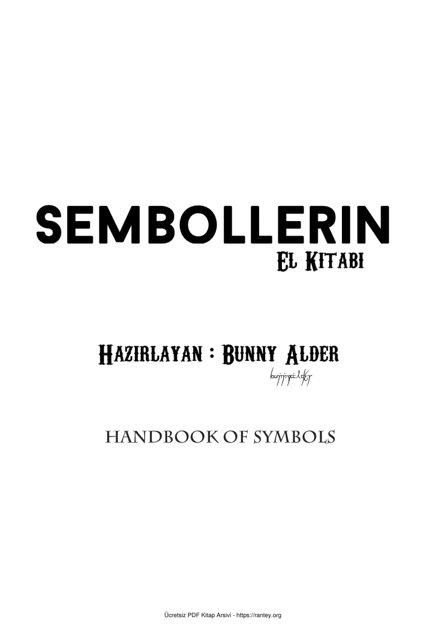 Sembollerin El Kitab kapak görseli
