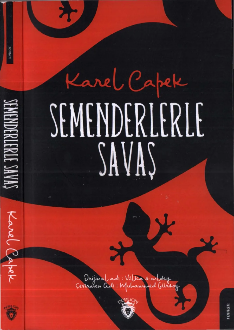 Semenderlerle Savaş Dorlion Yayınları kitap kapağı
