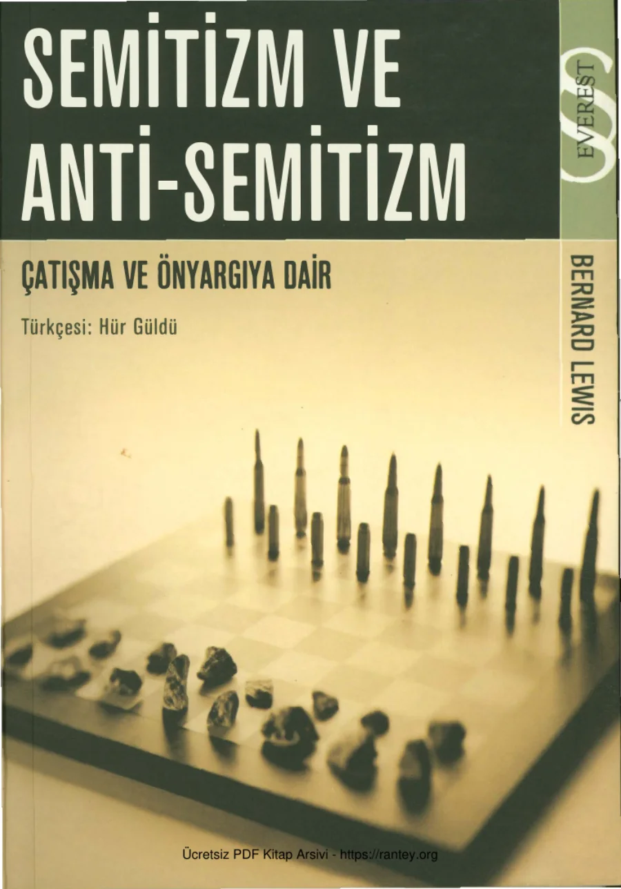 Semitizm ve Anti Semitizm Everest Yayınları kapak görseli