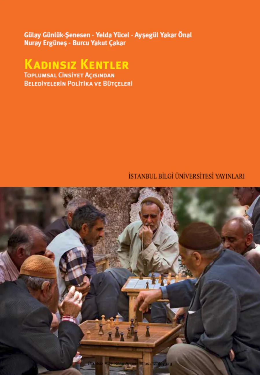 Şenesen Kadınsız Kentler İstanbul Bilgi Üniversitesi Yayınları kapak görseli