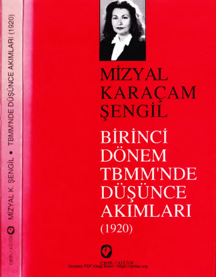 Şengil Birinci Dönem TBMMde Düşünce Akımları 1920 kapak görseli