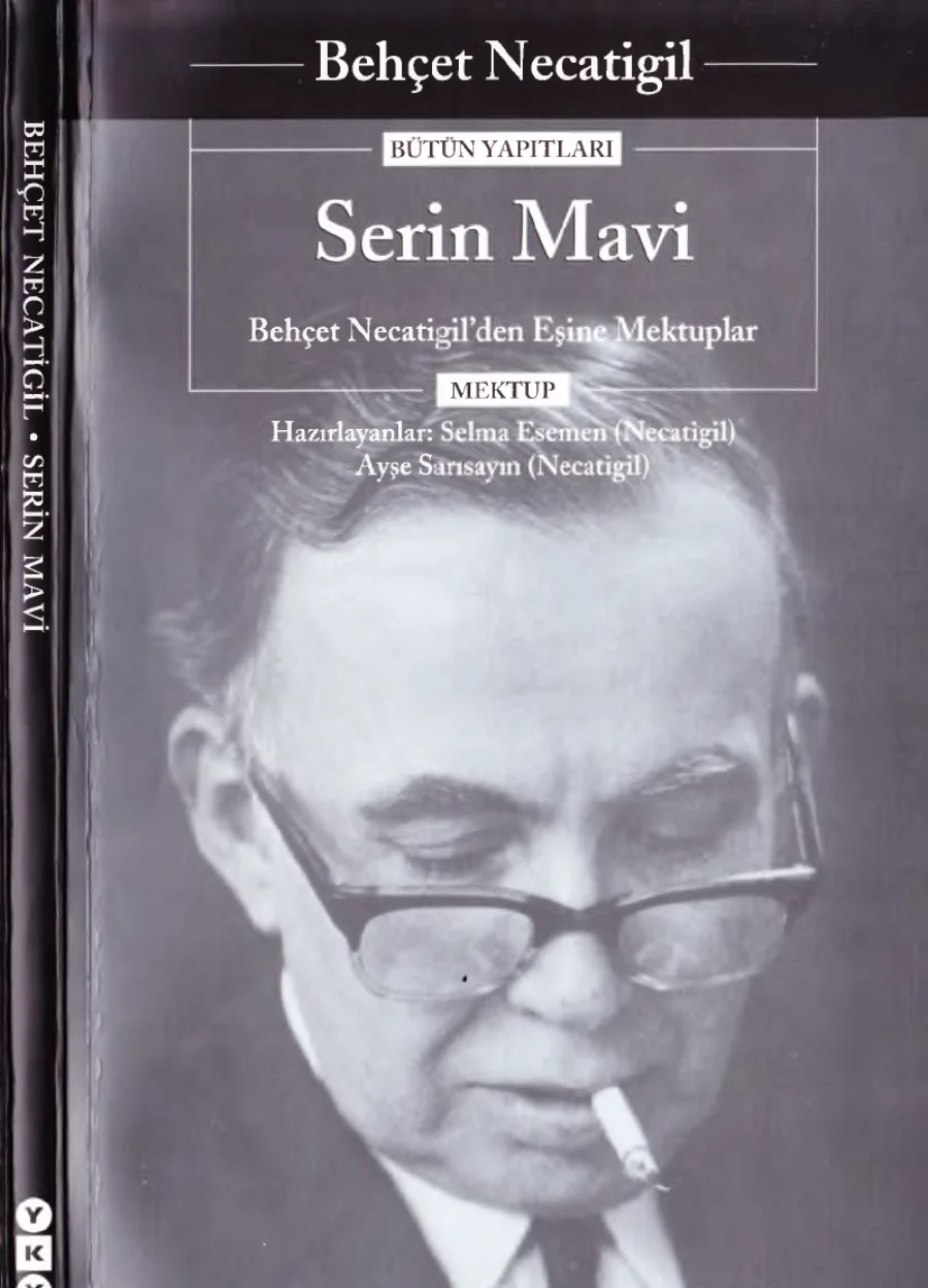 Serin Mavi Behçet Necatigilden Eşine Mektuplar kapak görseli