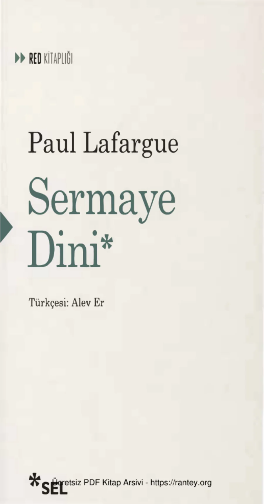 Sermaye Dini kapak görseli