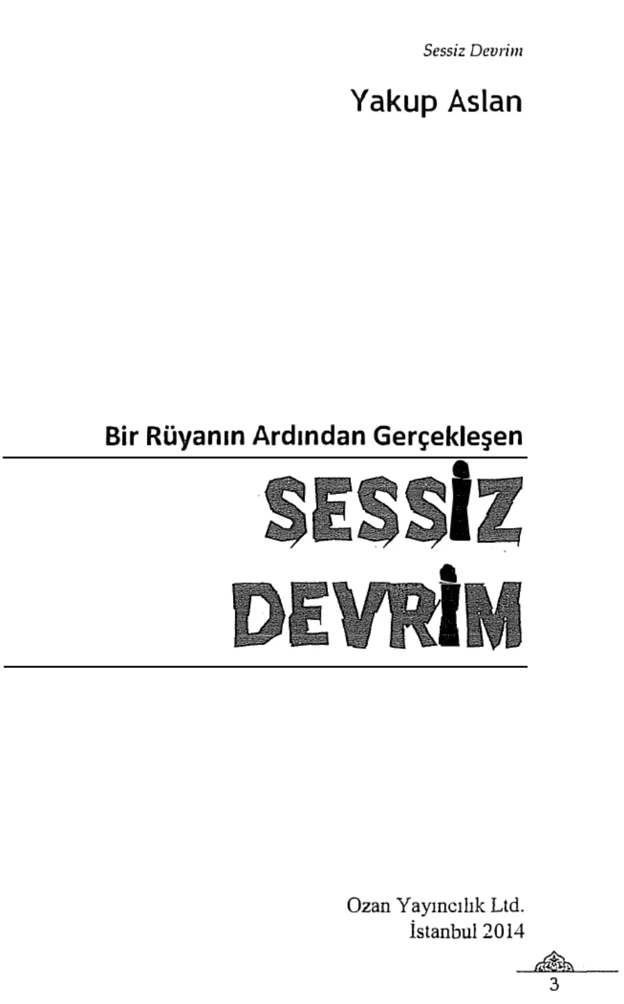 Sessiz Devrim kapak görseli