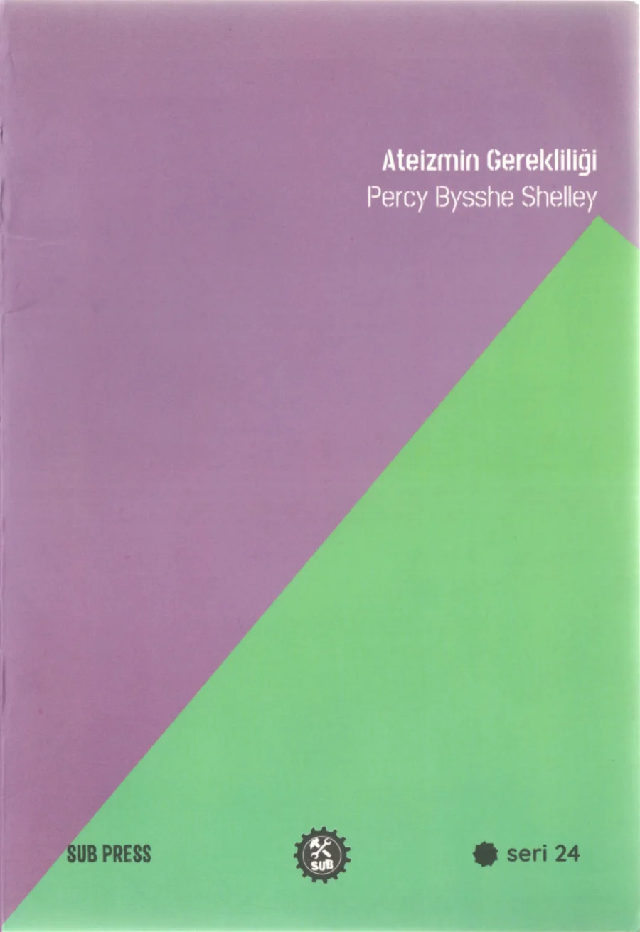 Shelley Ateizmin Gerekliliğ kapak görseli