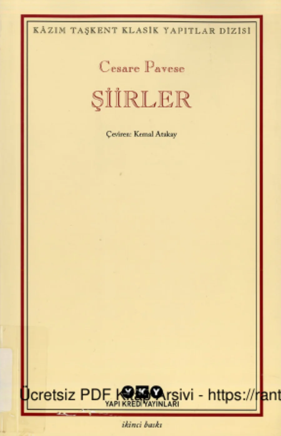 Şiirler kapak görseli