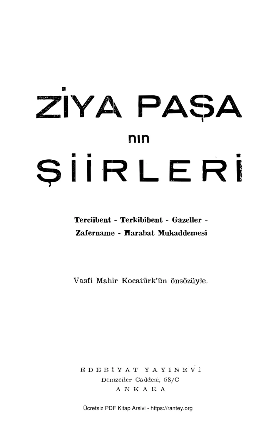 Şiirleri kapak görseli
