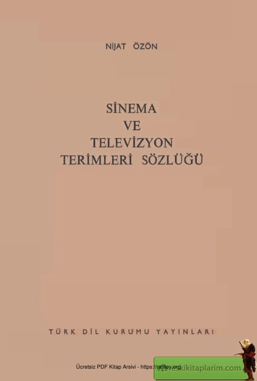 Sinema ve Televizyon Terimleri Sözlüğü kapak görseli