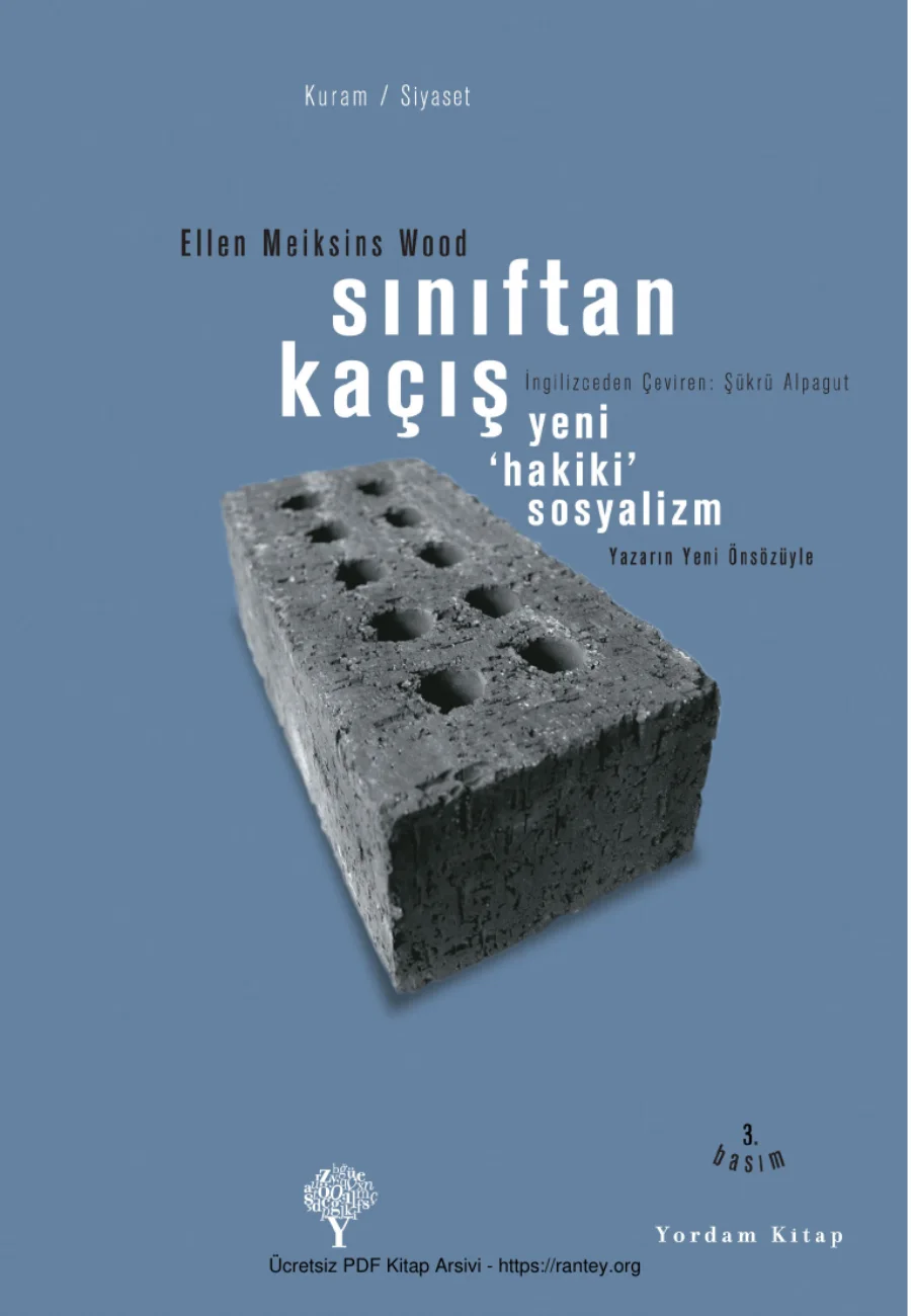Sınıftan Kaçış Yeni Hakiki Sosyalizm kapak görseli