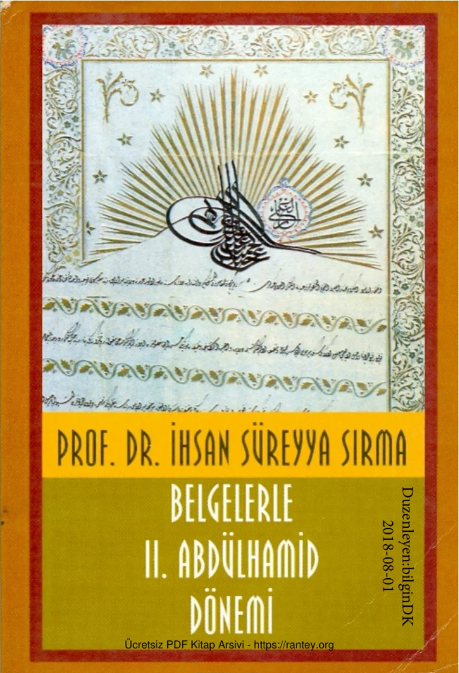 Sirma Belgelerle Abdulhamid Donemi kapak görseli