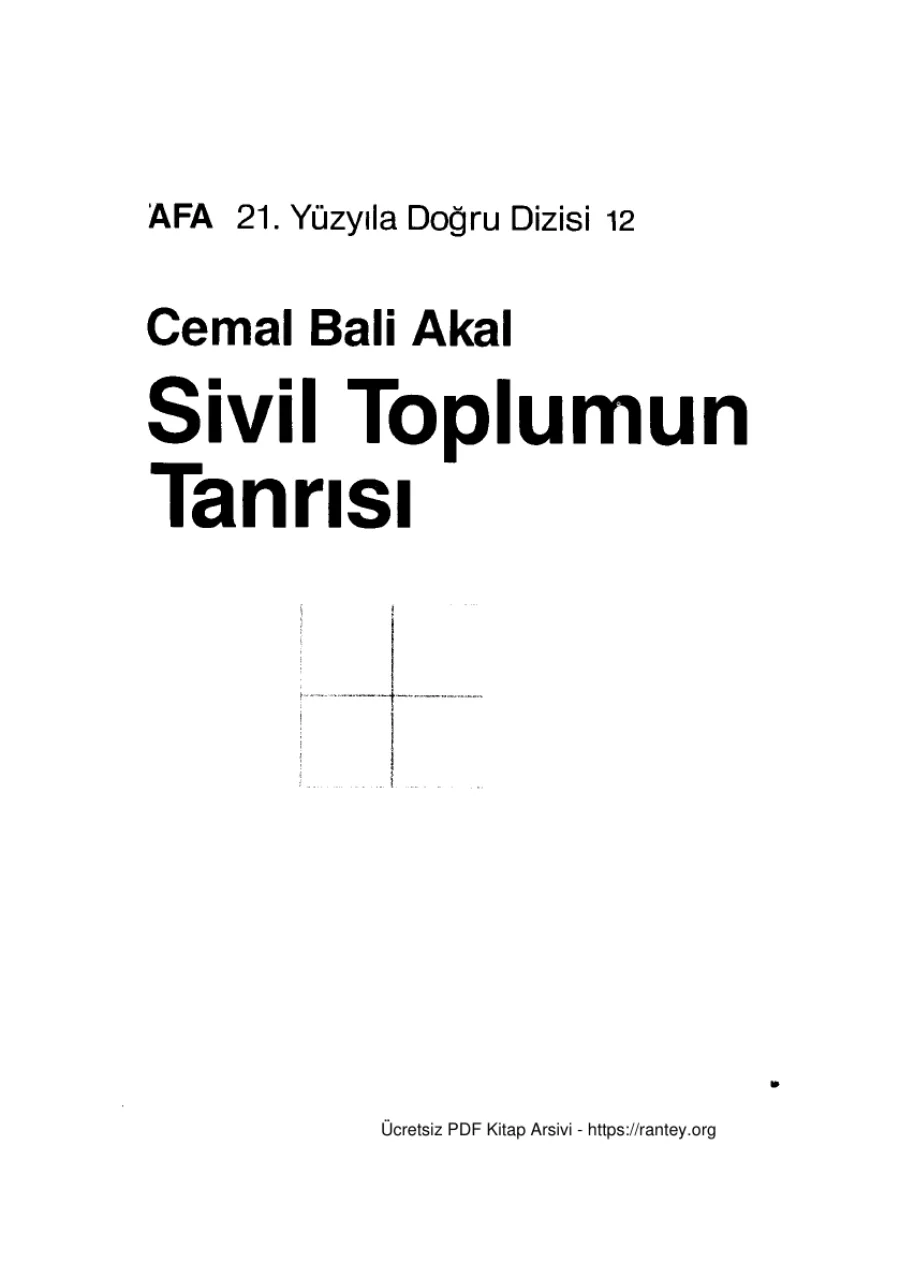 Sivil Toplumun Tanrısı kapak görseli