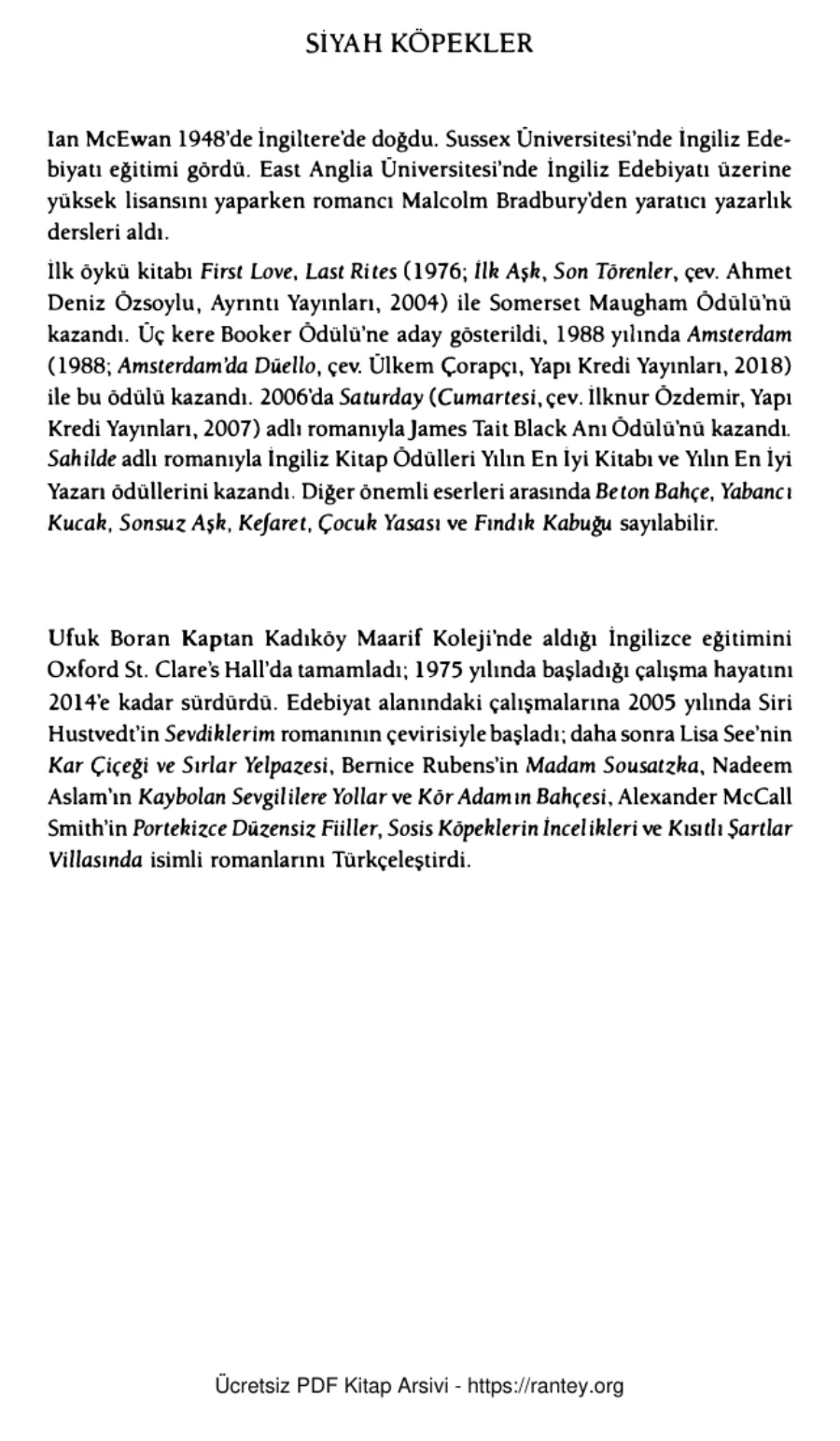 Siyah Köpekler kapak görseli