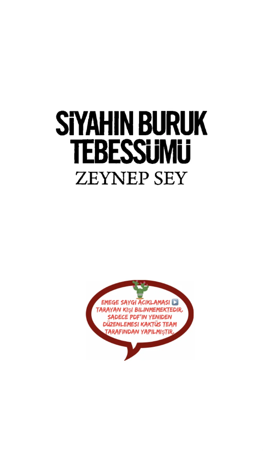 Siyahın Buruk Tebessümü kapak görseli