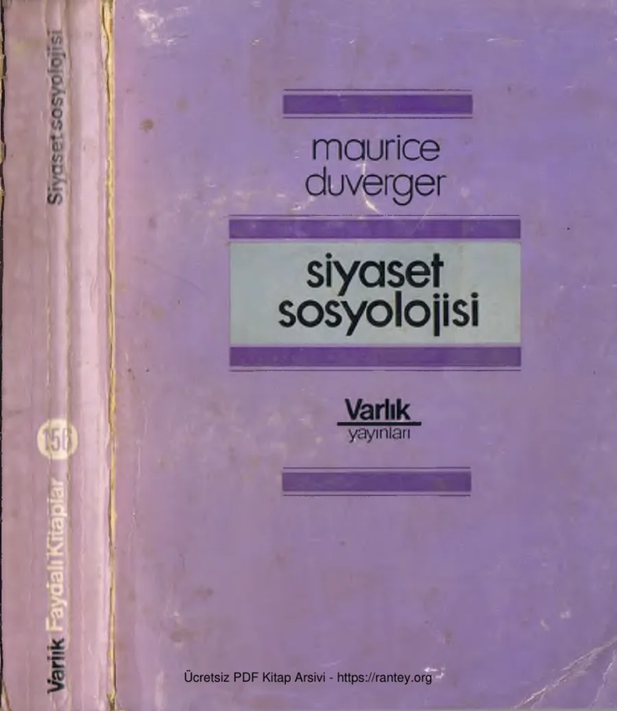 Siyaset Sosyolojisi kapak görseli