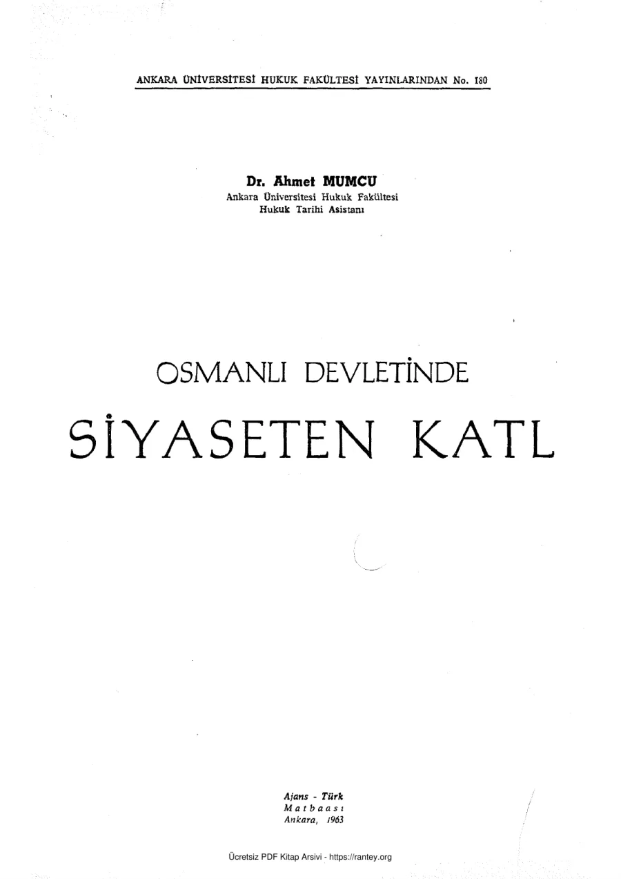Siyaseten Katl Ahmet Mumcu kapak görseli