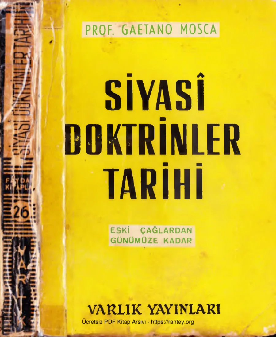 Siyasi Doktrinler Tarihi kapak görseli