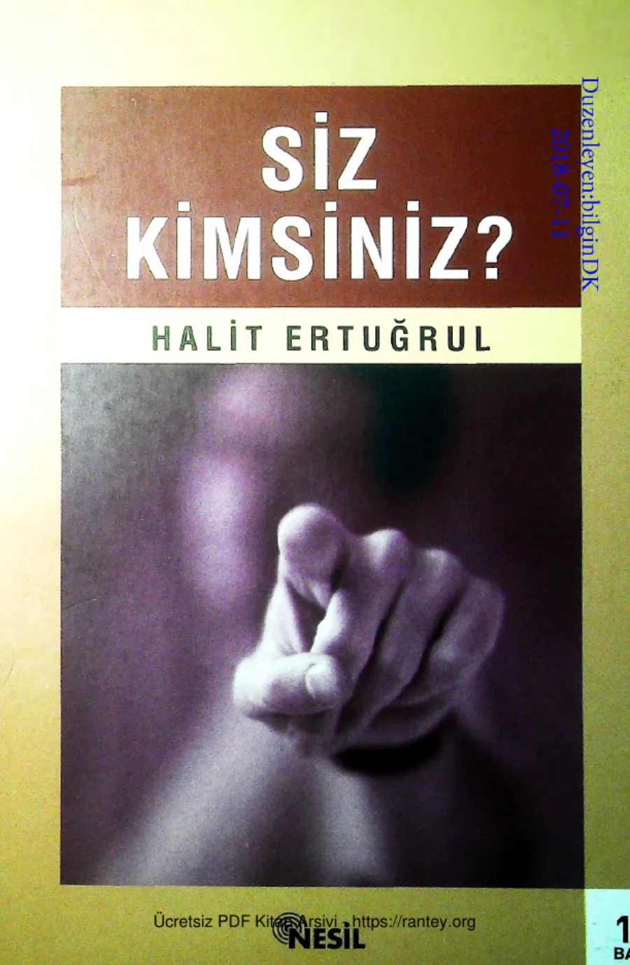Siz Kimsiniz kapak görseli