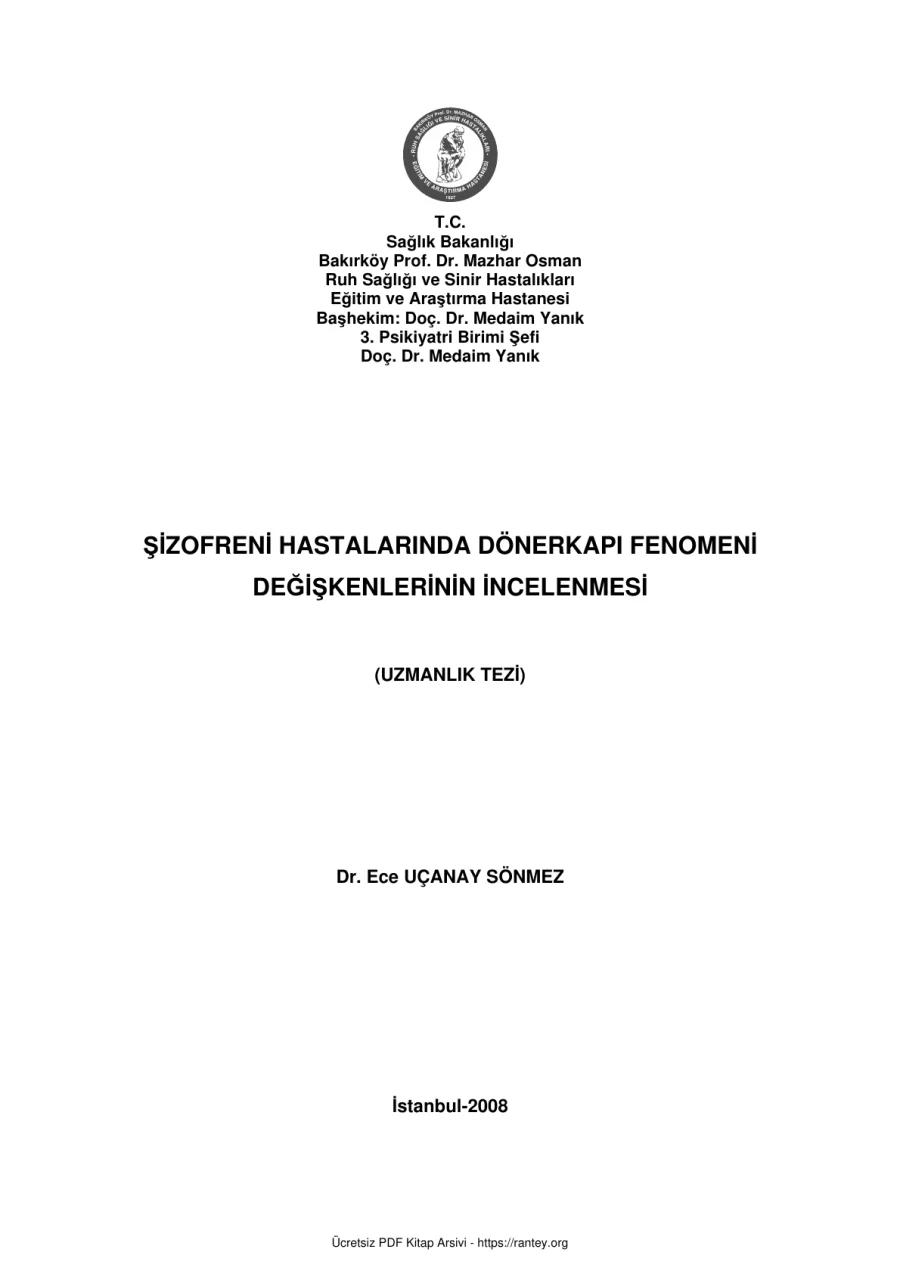 şizofreni dönerkapı kapak görseli