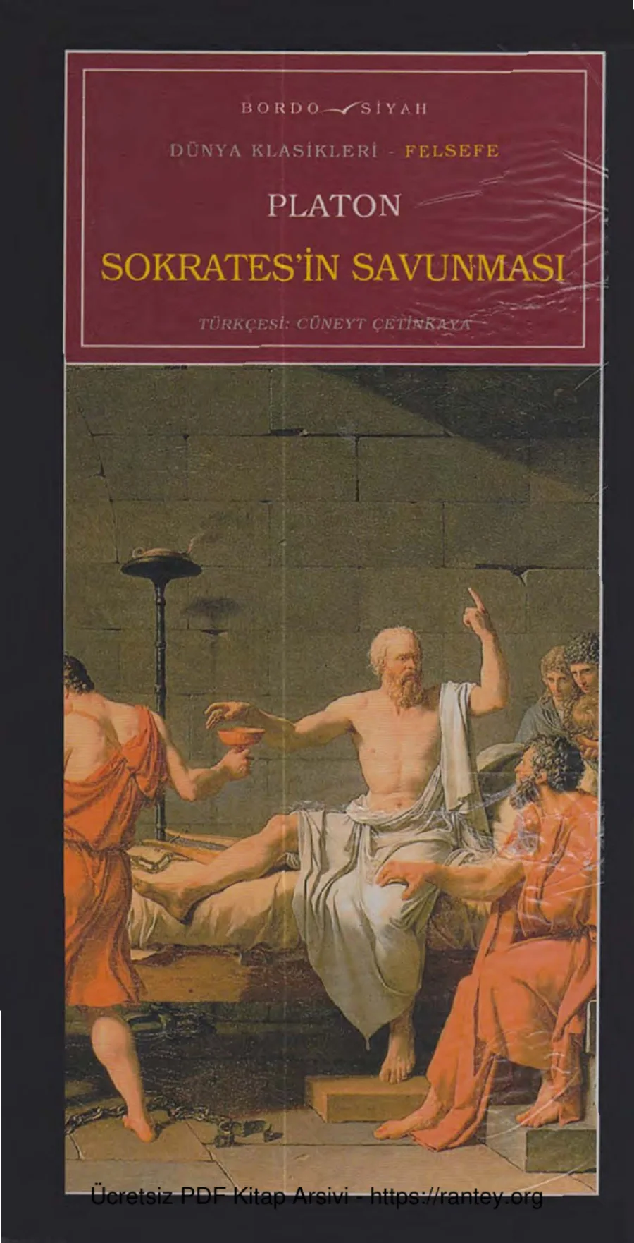 Sokratesin Savunması Bordo Siyah Yayınları kapak görseli