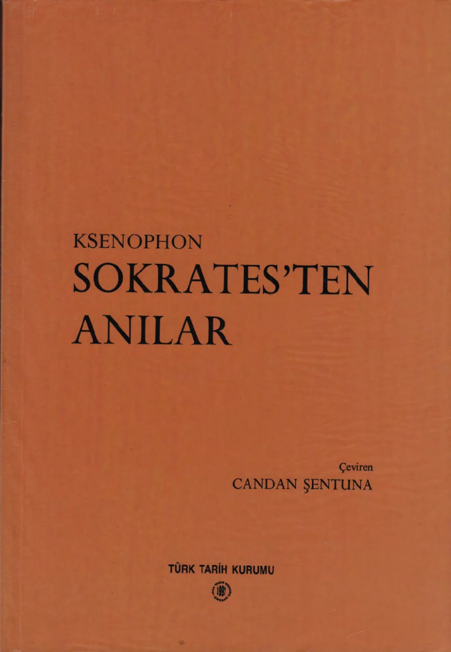Sokratesten Anılar kitap kapağı