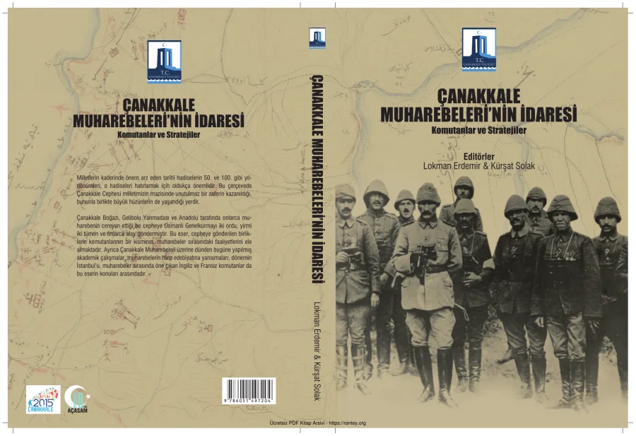 Solak Çanakkale Muharebelerinin İdaresi Çanakkale kapak görseli